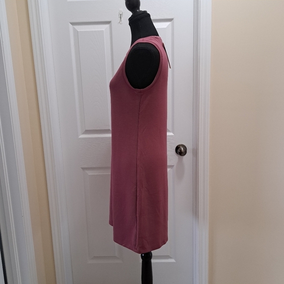 ❤️ New! Gaiam Pink Dress Tank Style Women's Small Soft Casual Knit Dress - Picture 7 of 11